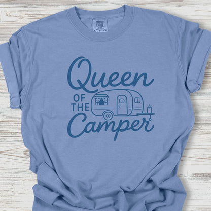 Cute Queen of the Camper Tee