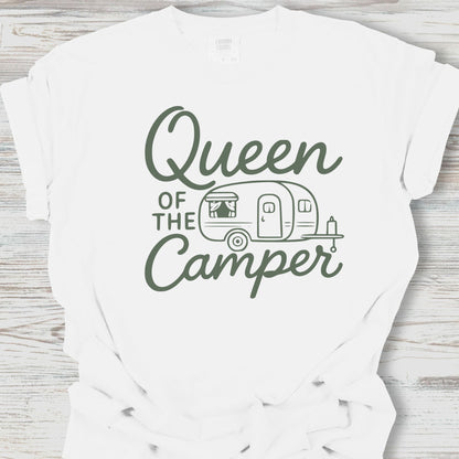 Cute Queen of the Camper Tee