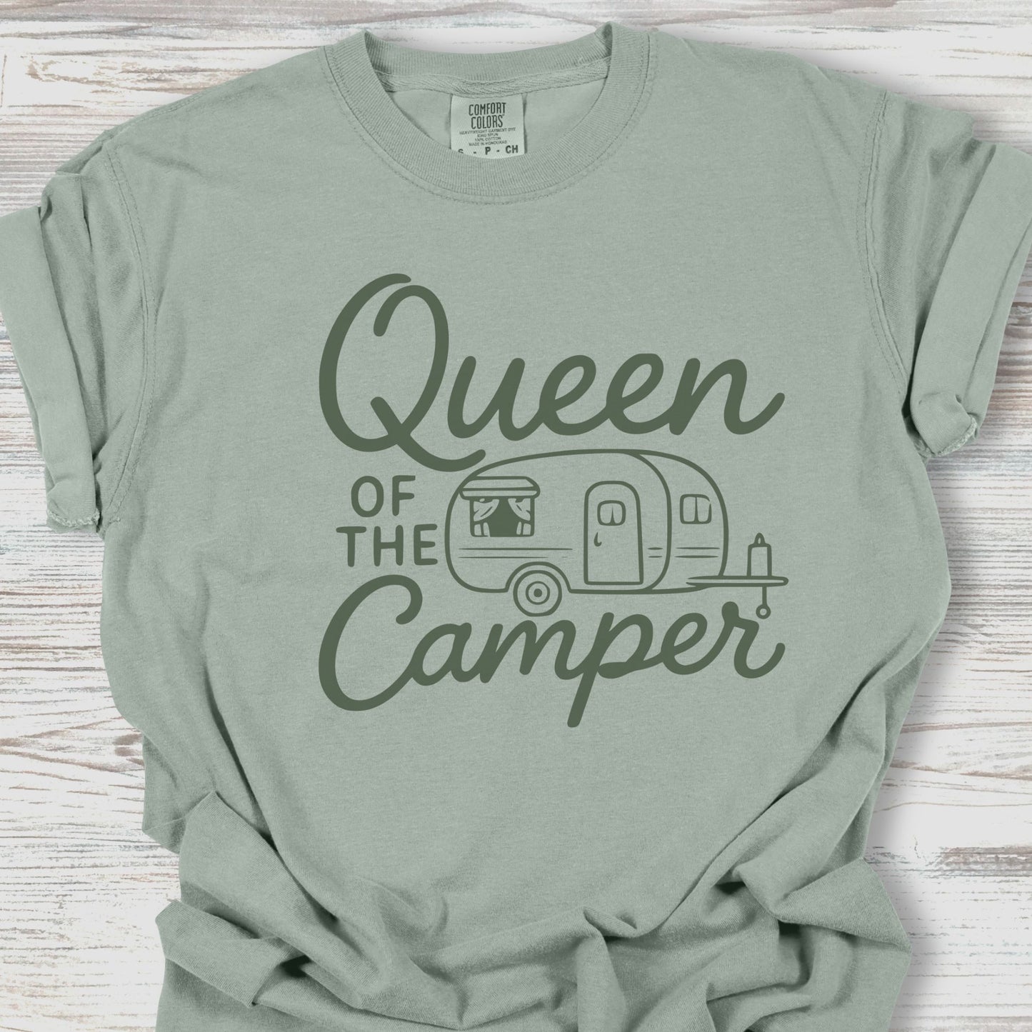 Cute Queen of the Camper Tee