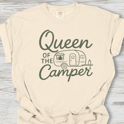 Cute Queen of the Camper Tee