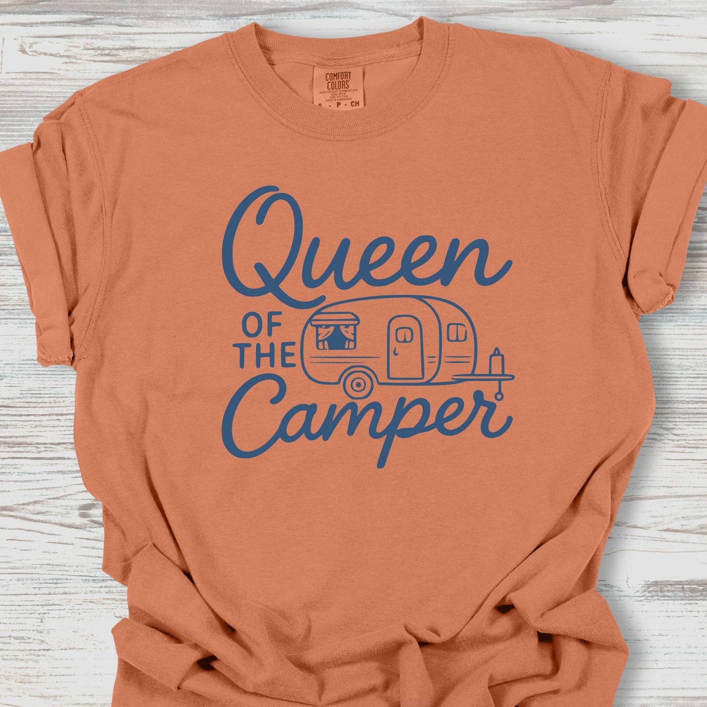 Cute Queen of the Camper Tee