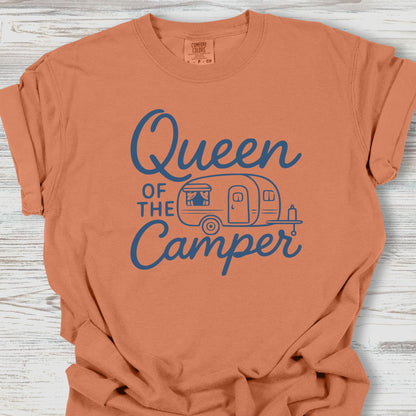 Cute Queen of the Camper Tee