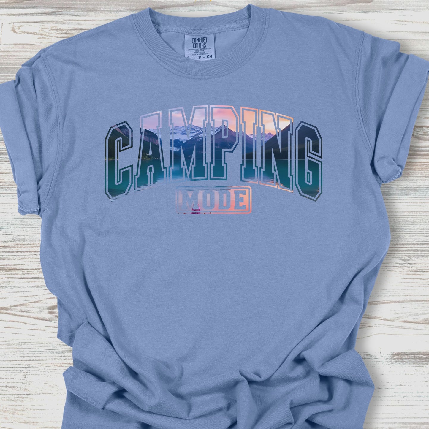 Camping Mode Sunset Tee