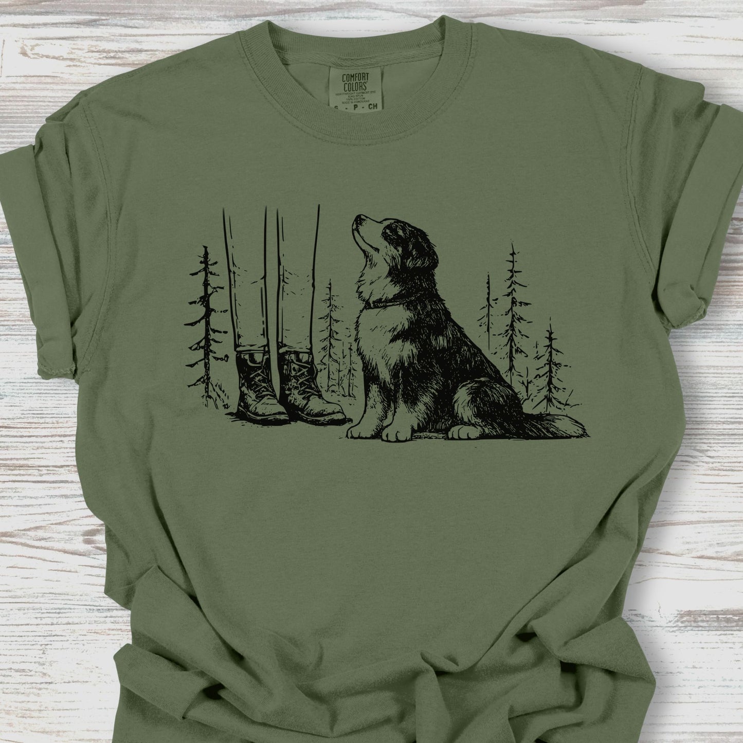 Custom Dog Hiking Companion Tee