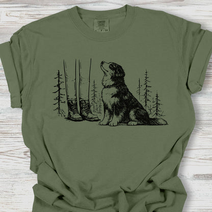 Custom Dog Hiking Companion Tee