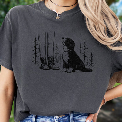 Custom Dog Hiking Companion Tee