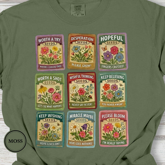 Flower Seed Packet Tee