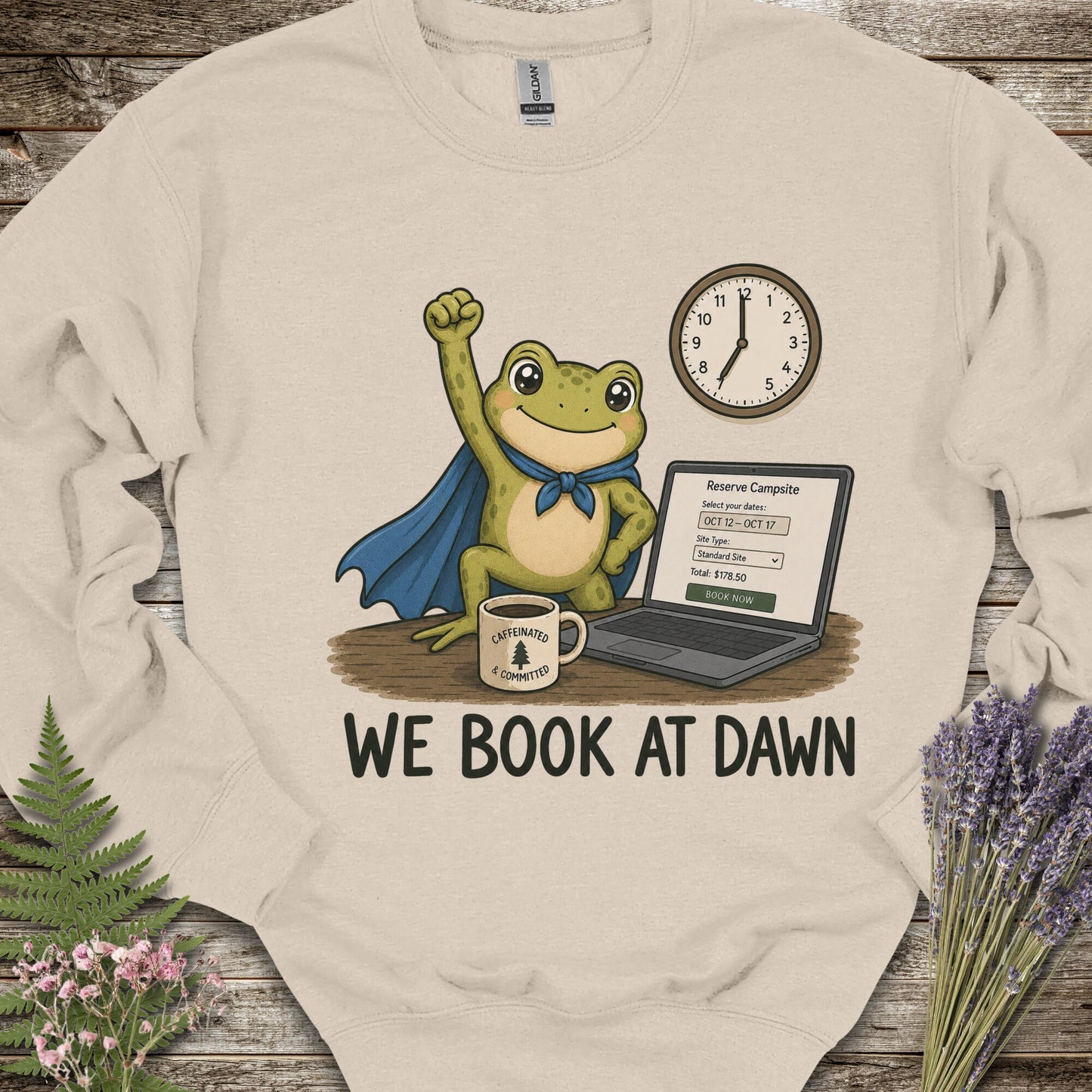 We Book at Dawn Sweatshirt
