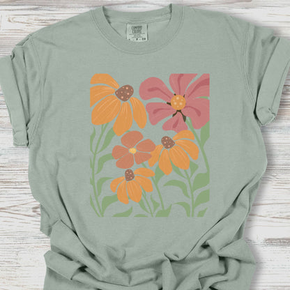 Retro Wildflowers T-Shirt