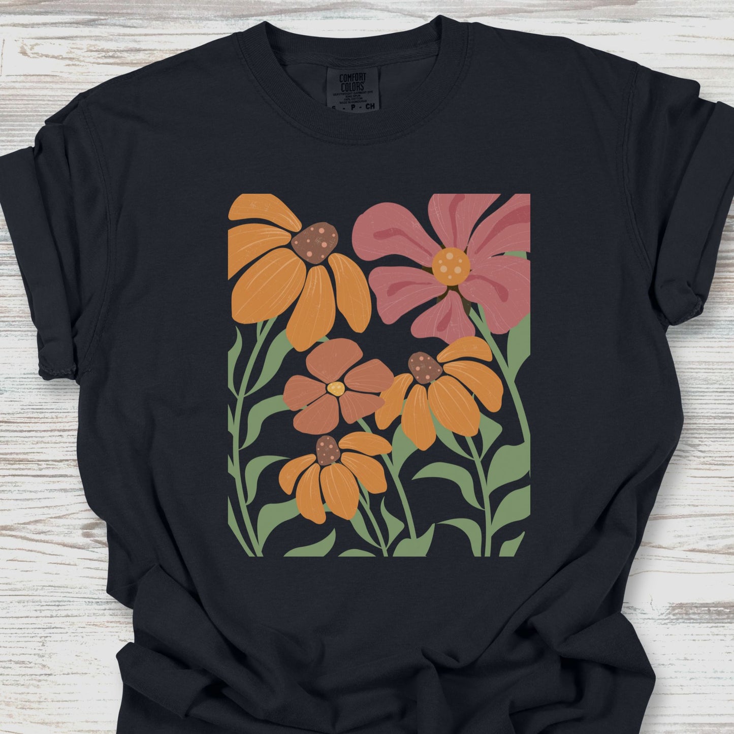 Retro Wildflowers T-Shirt