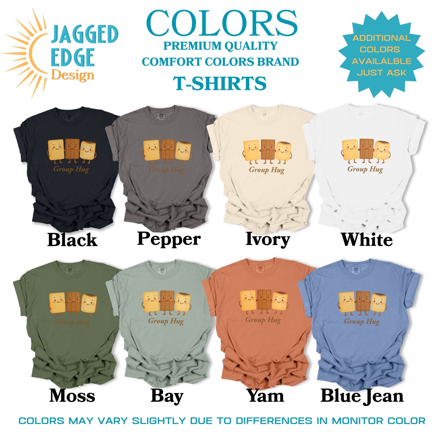 Cute Group Hug Camping Tee