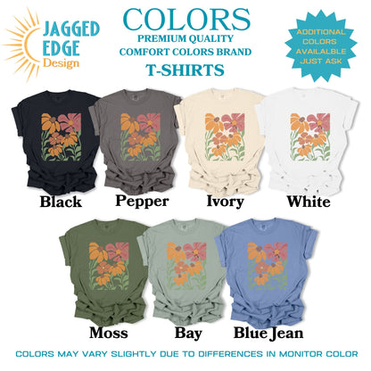 Retro Wildflowers T-Shirt