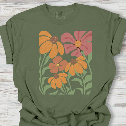 Retro Wildflowers T-Shirt