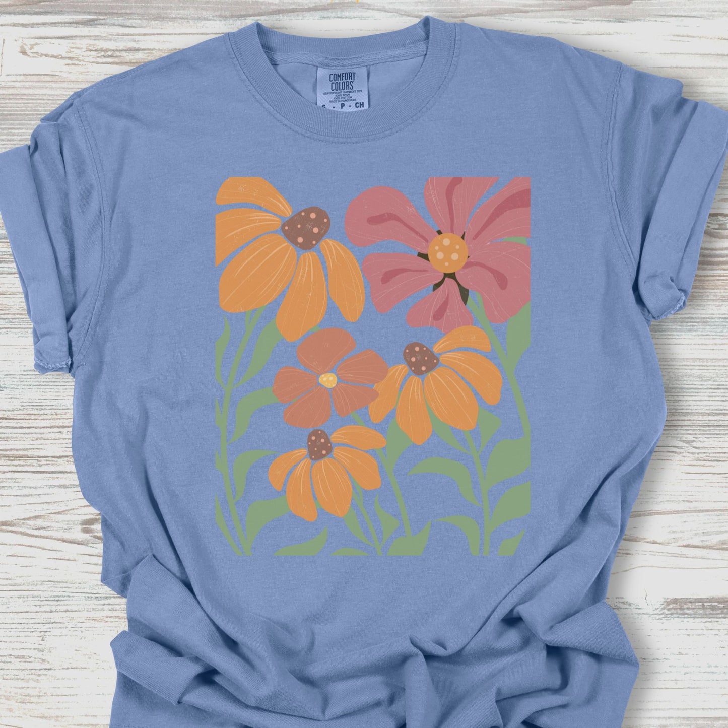 Retro Wildflowers T-Shirt