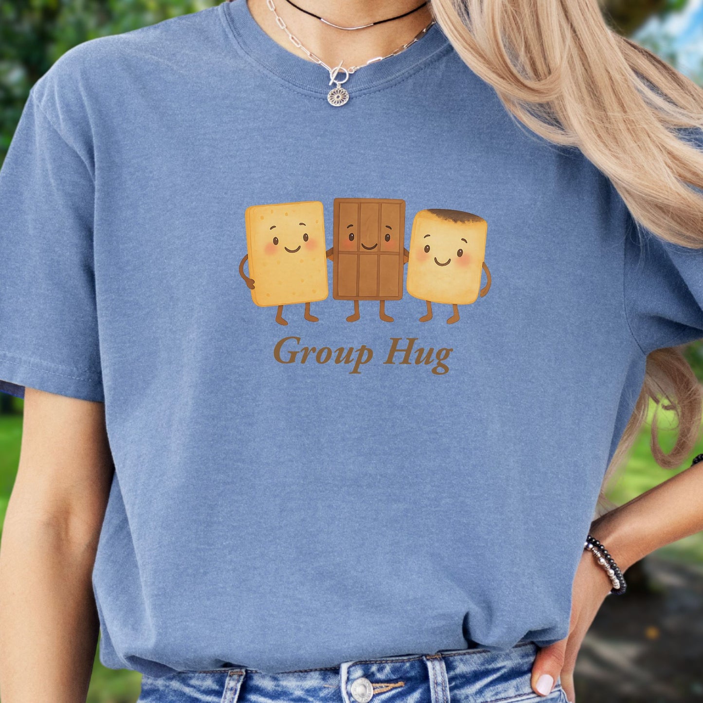 Cute Group Hug Camping Tee