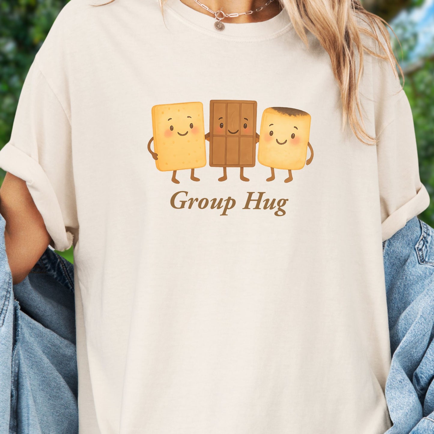 Cute Group Hug Camping Tee