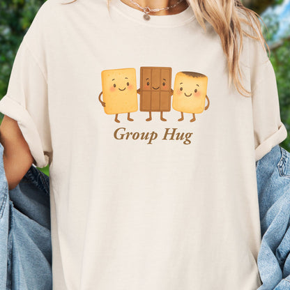 Cute Group Hug Camping Tee