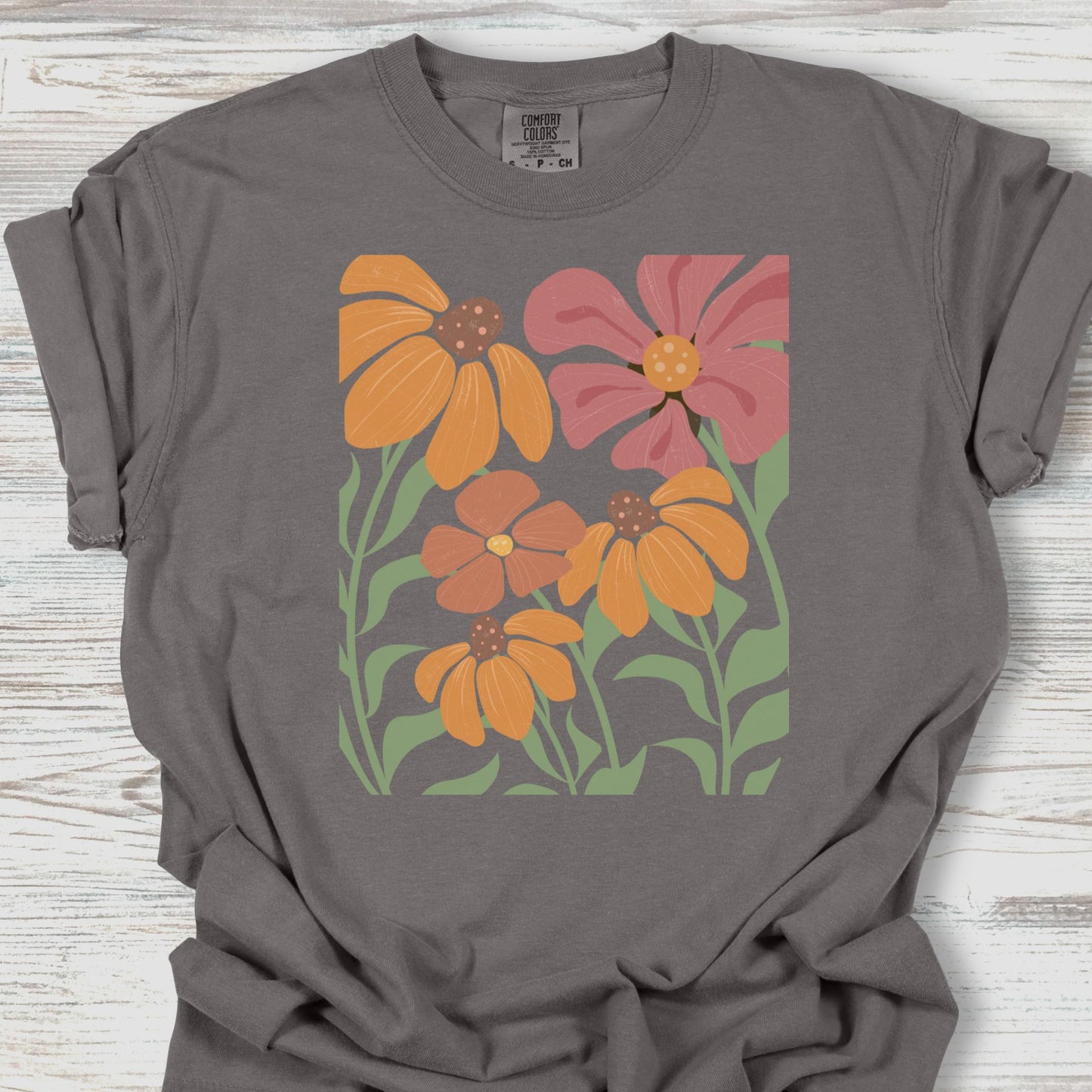 Retro Wildflowers T-Shirt