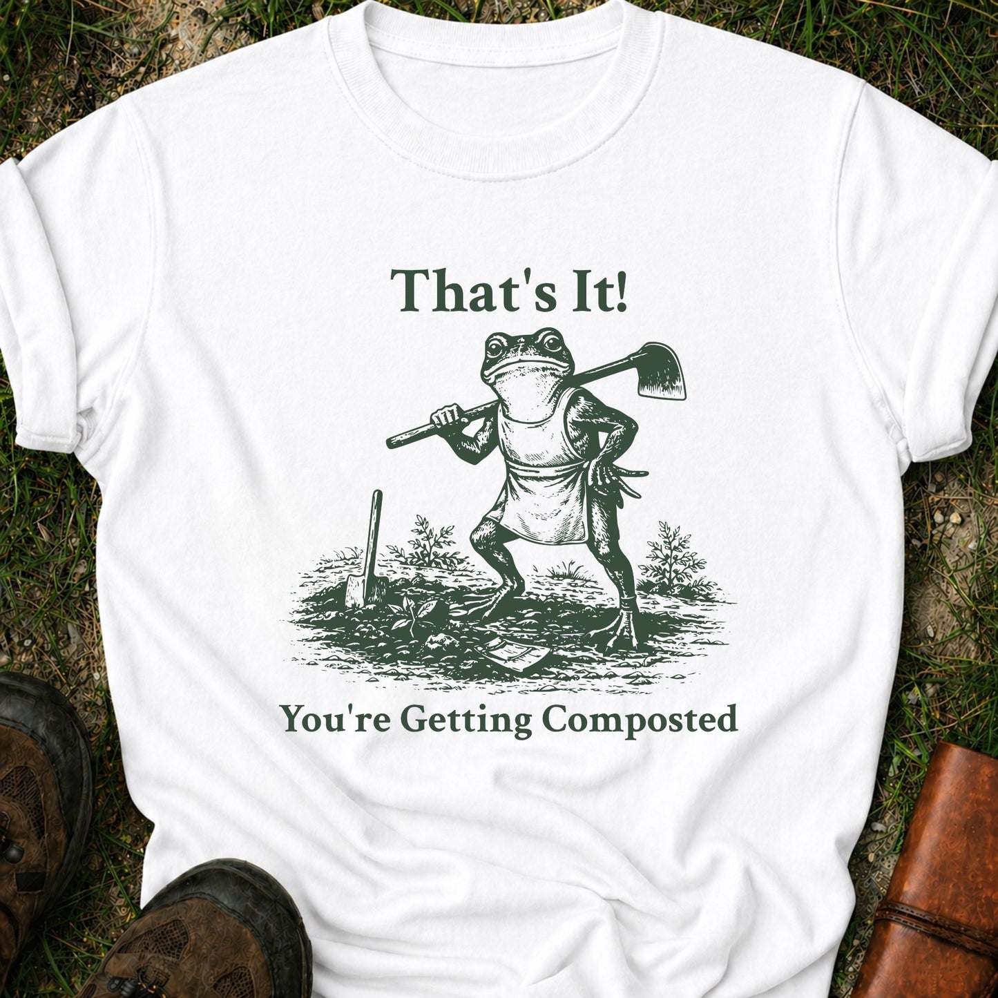 Composting Frog Tee